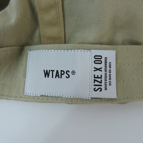 実際に弊社で買取させて頂いたWTAPS/ダブルタップス コットンツイル ロゴ刺繍 キャップ 211HCDT-HT06/00の画像 6枚目