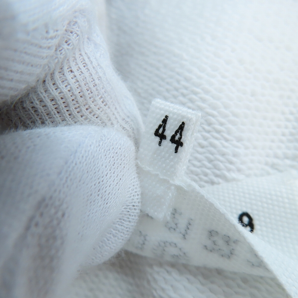 実際に弊社で買取させて頂いたMartin Margiela 14/マルタンマルジェラ 19AW ハの字 ジップアップ スウェット パーカー S50HG0006 S25368/44の画像 3枚目