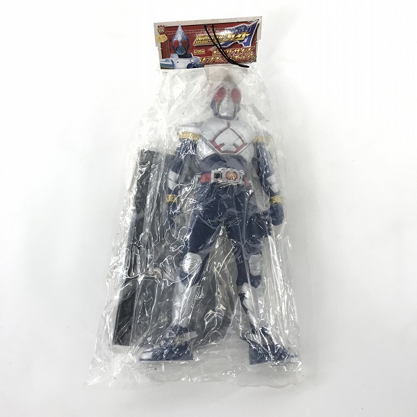 実際に弊社で買取させて頂いた【未開封】バンプレスト 仮面ライダー 剣 ビッグサイズソフビフィギュア ブレイド/カリス/レンゲル 4点セットの画像 2枚目