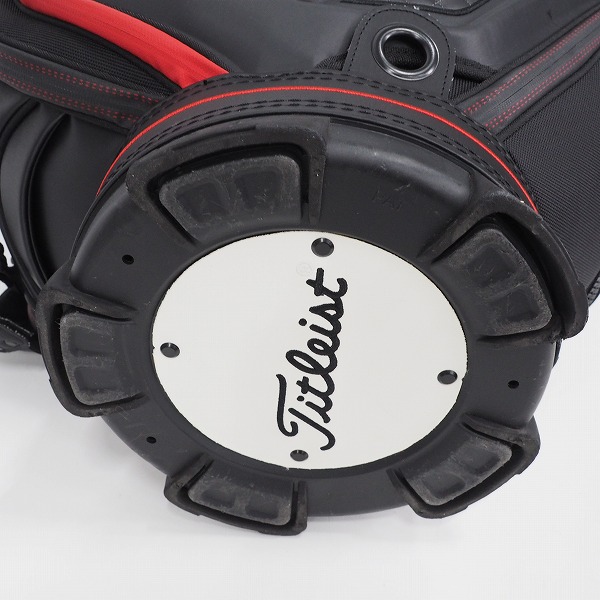 実際に弊社で買取させて頂いたTitleist/タイトリスト TB9SF9-BK ゴルフ 9.5型 5分割 ツアーキャディバッグ ブラックの画像 7枚目