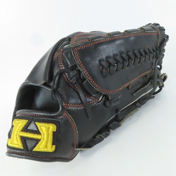 実際に弊社で買取させて頂いたHI GOLD/ハイゴールド NATURAL FLEX 己極 軟式 投手 右投げ用 グローブ OKG-6331