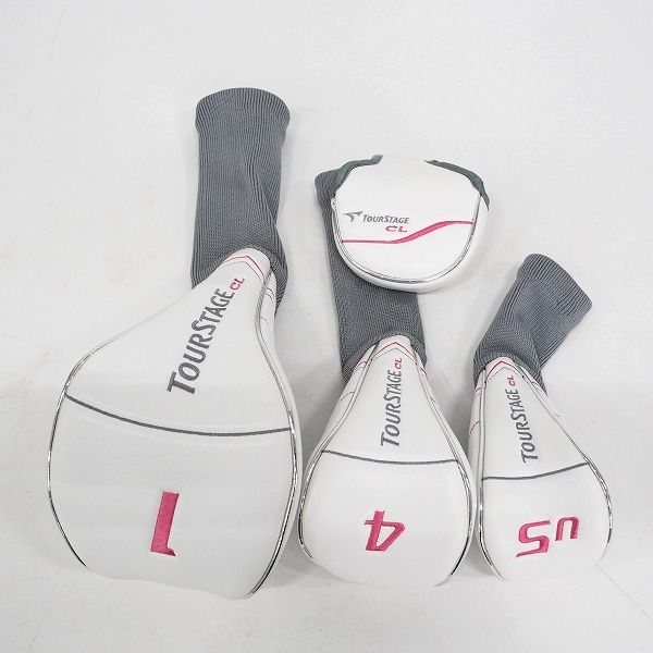 実際に弊社で買取させて頂いたブリヂストン TOURSTAGE/ツアーステージ CL レディース ゴルフクラブ 8本セット FLEX:L  キャディバッグ付きの画像 8枚目