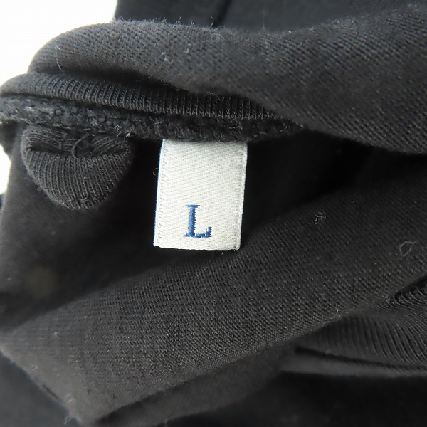 実際に弊社で買取させて頂いた【JPタグ】MONCLER/モンクレール MAGLIA T-SHIRT Uネック 胸ポケット 半袖 Tシャツ ブラック F20918C77710 829H8/Lの画像 6枚目