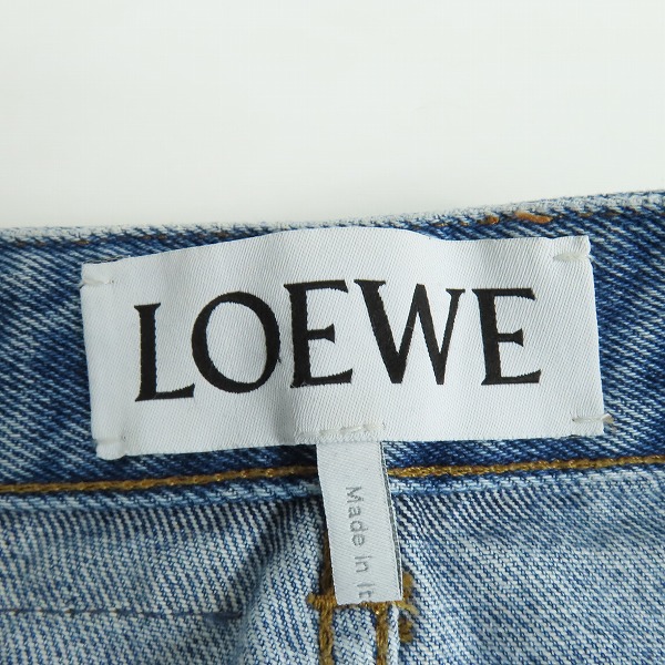 実際に弊社で買取させて頂いたLOEWE/ロエベ ジーンズ ANAGRAM BAGGY/アナグラムバギー H526Y11X65の画像 3枚目