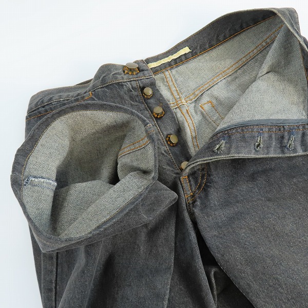 実際に弊社で買取させて頂いたCAROL CHRISTIAN POELL/キャロルクリスチャンポエル 2004 SPRING #2195 コットン デニムパンツ/44 の画像 4枚目