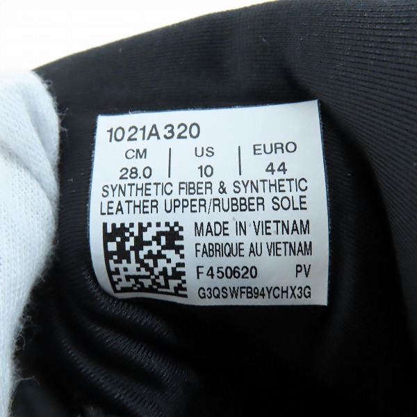 実際に弊社で買取させて頂いたASICS×Vivienne Westwood/アシックス×ヴィヴィアン GEL-KAYANO スニーカー 1021A320-001 28の画像 5枚目