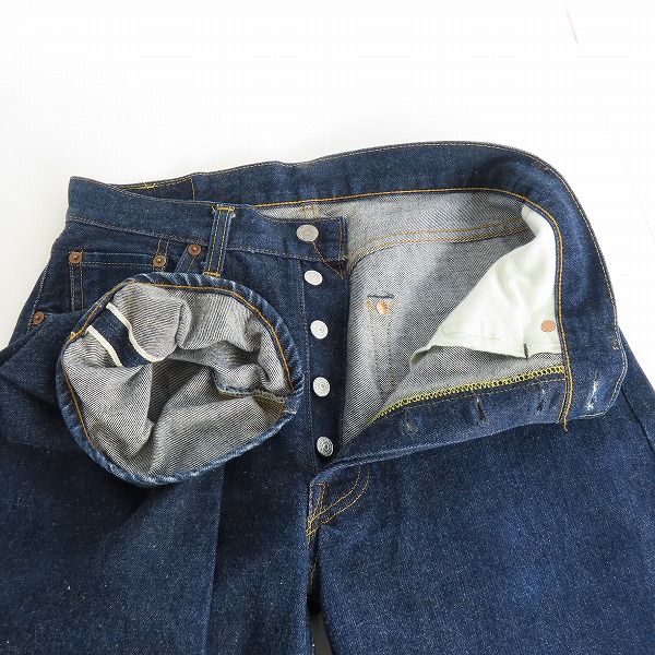 実際に弊社で買取させて頂いたLEVI'S/リーバイス 501XX 刻印555 バレンシア工場製 ビッグE デニムパンツ 紙パッチ 501-0003/W30L36の画像 2枚目