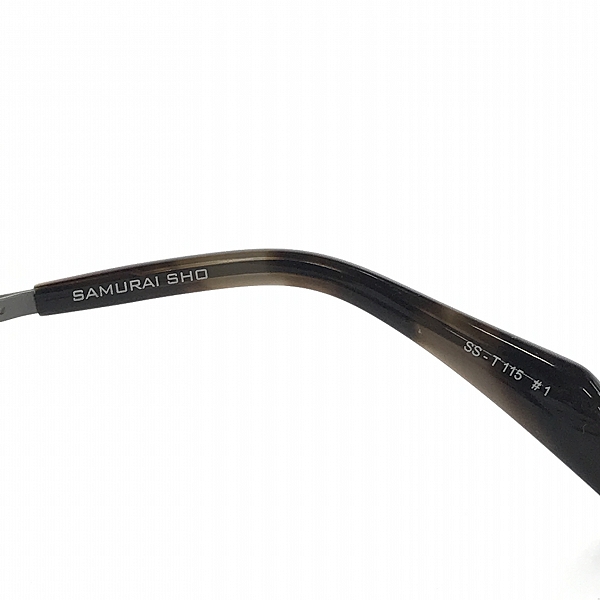実際に弊社で買取させて頂いたSAMURAI SHO/サムライ翔 眼鏡/メガネフレーム/アイウェア SS-T115 #1の画像 5枚目