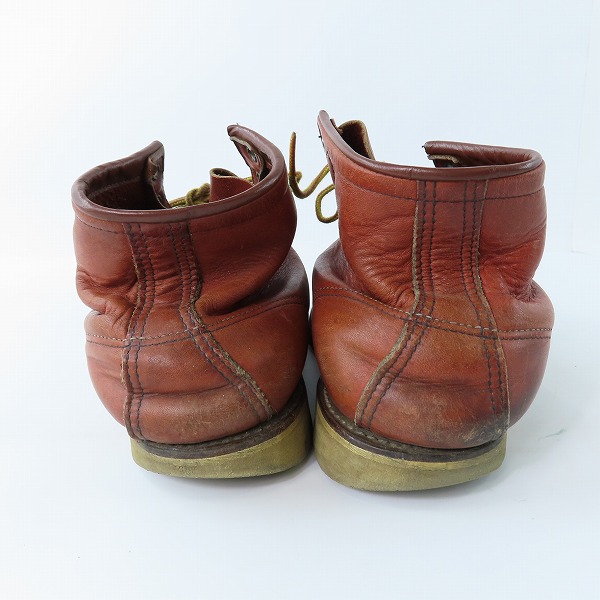 実際に弊社で買取させて頂いたRED WING/レッドウィング 四角犬タグ アイリッシュセッター モックトゥ ブーツ 8875/9.5の画像 1枚目