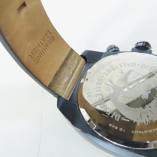 実際に弊社で買取させて頂いたDIESEL/ディーゼル 腕時計 Advanced Overflow オーバーフロー DZ-4356【動作未確認】の画像 5枚目