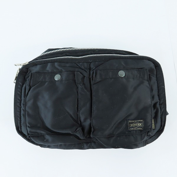 実際に弊社で買取させて頂いたPORTER×GOODENOUGH/ポーター×グッドイナフ ダブルジップ ウエストバッグ/ショルダーバッグ ブラック