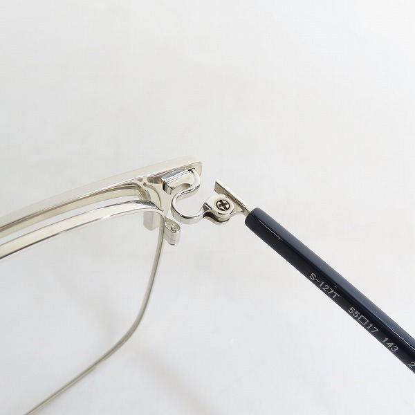 実際に弊社で買取させて頂いた999.9/フォーナインズ メガネフレーム アイウェア/S-127Tの画像 4枚目