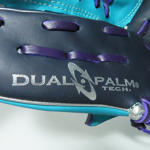 実際に弊社で買取させて頂いたRawlings/ローリングス 軟式/オールラウンド用 ハイパーテックカラーシンク グラブ/グローブ GR4HTCN55Wの画像 8枚目