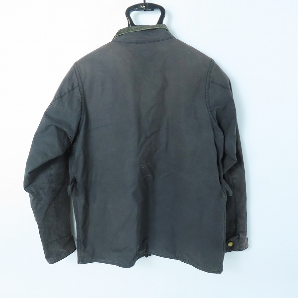実際に弊社で買取させて頂いたBarbour/バブアー INTERNATIONAL インターナショナル オイルドジャケット CWX0022BK91 /XL12/13の画像 1枚目