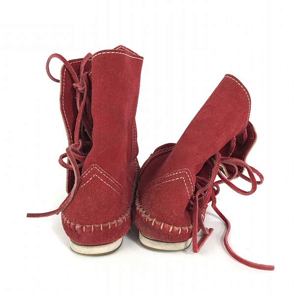 実際に弊社で買取させて頂いたFUNNY/ファニー コンチョ付き モカシンブーツ/5.5の画像 1枚目