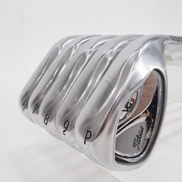実際に弊社で買取させて頂いたTitleist/タイトリスト VG3 FORGED TYPE-E フォージド アイアン #6～9,Pw 5本セット N.S.PRO 950GH FLEX:R
