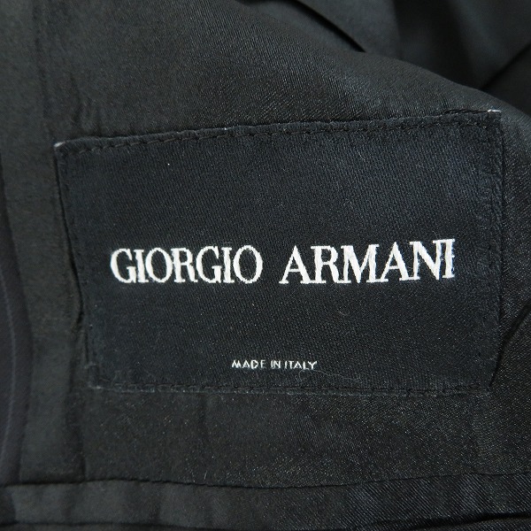 実際に弊社で買取させて頂いた【JPタグ】GIORGIO ARMANI/ジョルジオアルマーニ セットアップ スーツ ストライプ ジャケット/パンツ/54の画像 2枚目