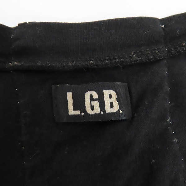 実際に弊社で買取させて頂いたLGB/ルグランブルー レザー切り替え 長袖 Tシャツ/カットソー LSC/M 004FLTH/1の画像 2枚目