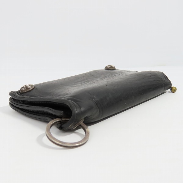 実際に弊社で買取させて頂いたCHROME HEARTS/クロムハーツ BSフレア１ZIP Wallet/財布の画像 2枚目