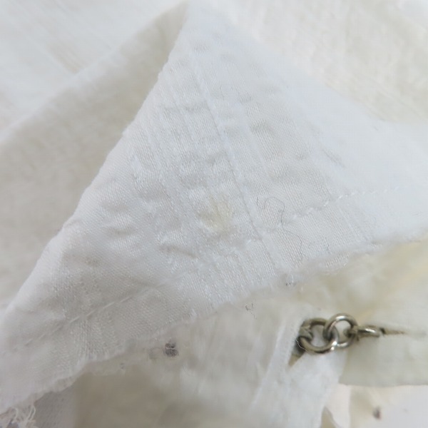 実際に弊社で買取させて頂いたIF SIX WAS NINE/イフシックスワズナイン TXS-PGS/M タキシードシャツ ホワイト/1の画像 6枚目