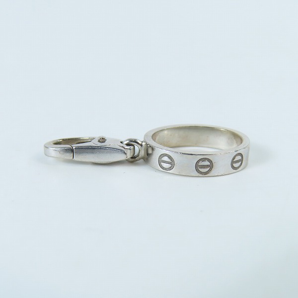 実際に弊社で買取させて頂いたCartier/カルティエ AU750/K18WG/ホワイトゴールド ラブチャーム ペンダントトップの画像 3枚目