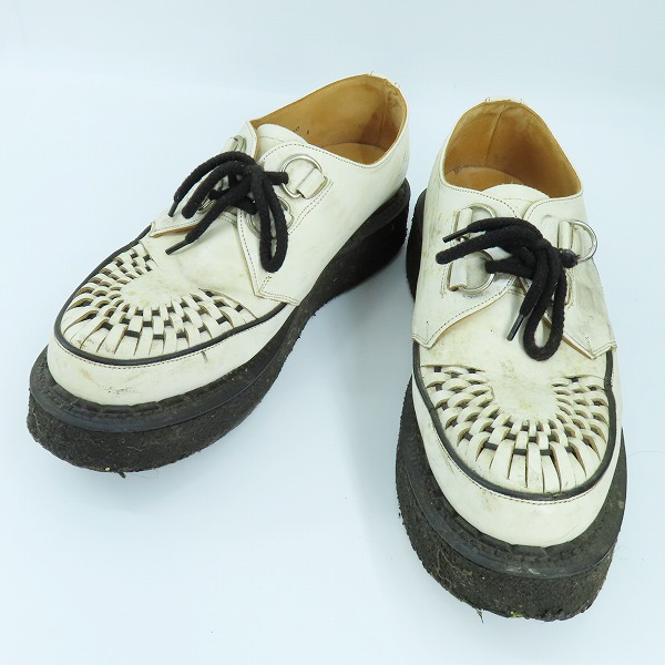 実際に弊社で買取させて頂いたGEORGE COX/ジョージコックス スタークリーパー 白×黒/13291/8