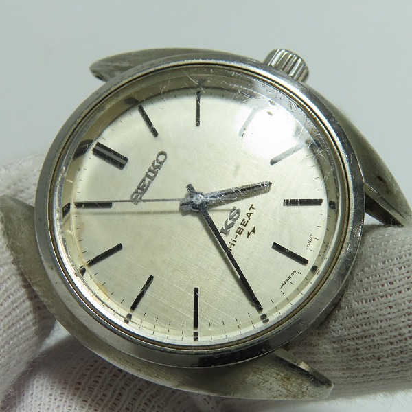 実際に弊社で買取させて頂いた【ケースのみ】KING SEIKO/キングセイコー KS HI-BEAT ハイビート KS 手巻き/45-7001の画像 4枚目