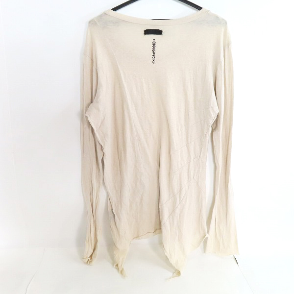 実際に弊社で買取させて頂いたIF SIX WAS NINE/イフシックスワズナイン ロングスリーブ Tシャツ/カットソー BONE-2/LSC/M 0311GYB/1の画像 1枚目
