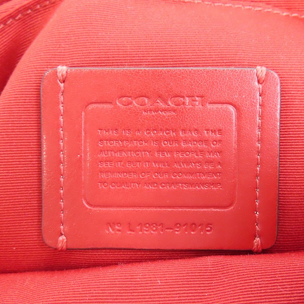 実際に弊社で買取させて頂いたCOACH/コーチ ショルダーバッグ 91015の画像 4枚目