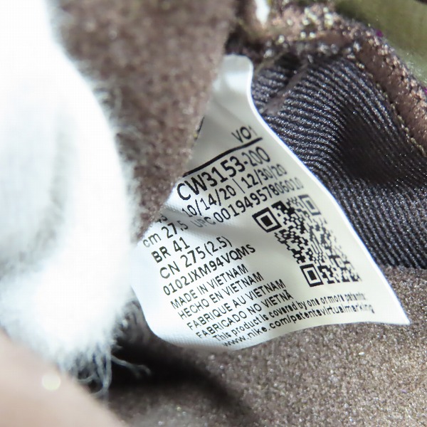 実際に弊社で買取させて頂いたNIKE×atomos/ナイキ×アトモス LEBRON 18 LOW/レブロン 18 ロー バイオテック CW3153-200の画像 5枚目