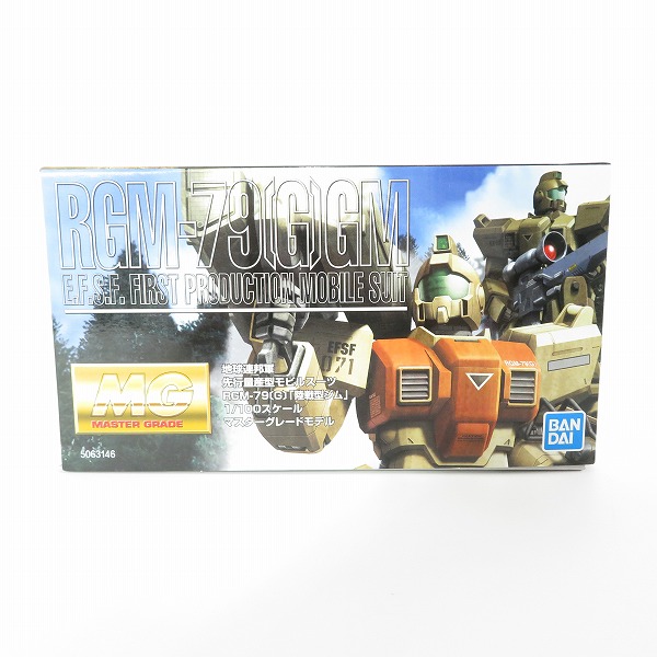実際に弊社で買取させて頂いた【未組立】BANDAI/バンダイ MG 1/100 機動戦士ガンダム 第08MS小隊 地球連邦軍 先行量産型モビルスーツ RGM-79(G)陸戦型ジムの画像 5枚目