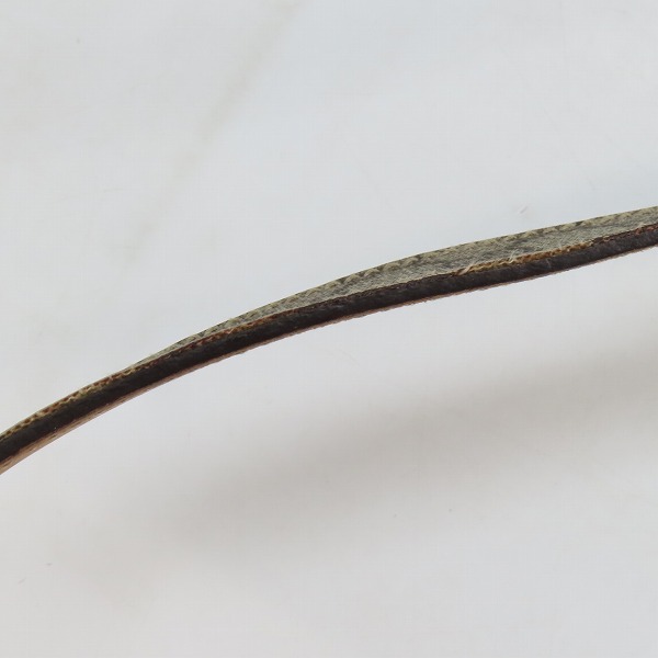 実際に弊社で買取させて頂いたGUCCI/グッチ GGスプリームキャンバス ロゴバックル レザーベルト 181830・497717の画像 7枚目