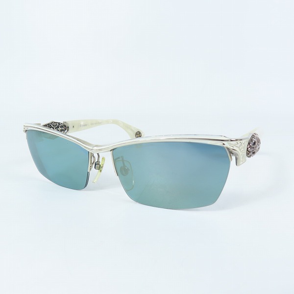 実際に弊社で買取させて頂いたA'rossvy/ロズヴィー シルバー925 パーツ ハーフリム サングラス/アイウェア 209251609