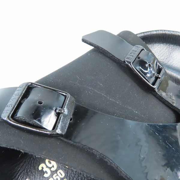 実際に弊社で買取させて頂いたBIRKENSTOCK/ビルケンシュトック チューリッヒ エナメル切替 サンダル 25の画像 7枚目