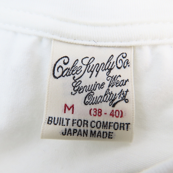 実際に弊社で買取させて頂いたCALEE/キャリー STRETCH EMBLEM LOGO TEE/ストレッチ エンブレム ロゴ Tシャツ CL-24SS003NT/Mの画像 2枚目