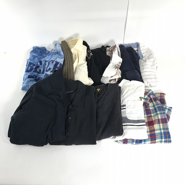 実際に弊社で買取させて頂いた【おまとめ】ユナイテッドアローズ/ラルフローレン/チャンピオン 等 半袖ニット/Tシャツ/長袖シャツ 他