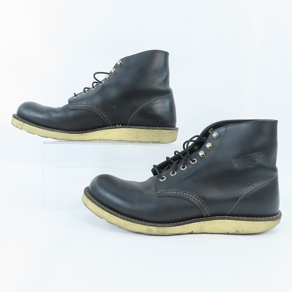実際に弊社で買取させて頂いたREDWING/レッドウィング 刺繍羽タグ ブーツ 8165/10Dの画像 3枚目