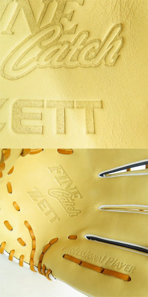 実際に弊社で買取させて頂いたZETT/ゼット FINECatch SMUカラー 軟式/オールラウンド グローブ BRGB35430Aの画像 9枚目