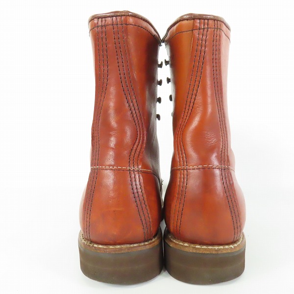 実際に弊社で買取させて頂いたRED WING/レッドウィング ビンテージ/80s MADE IN USA 羽タグ 編み上げブーツ 214の画像 1枚目