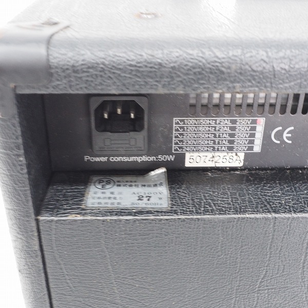 実際に弊社で買取させて頂いた★【電源ケーブル欠品】Randall/ランドール V MAX VMX30 ギター用コンボアンプ/動作確認済の画像 6枚目