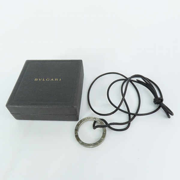 実際に弊社で買取させて頂いたBVLGARI/ブルガリ SV925 B-zero1/ビーゼロワン キーリング/ペンダントの画像 9枚目