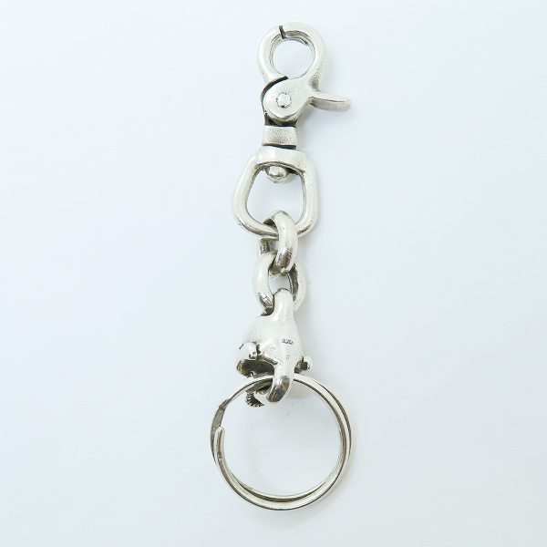 実際に弊社で買取させて頂いた【難有り】THIRTEEN DESIGNS/サーティーンデザインズ マッドスカル キーチェーンの画像 2枚目