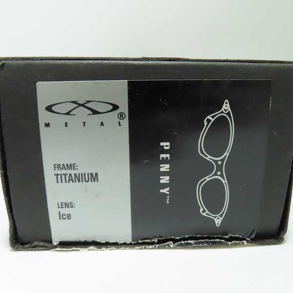 実際に弊社で買取させて頂いたOAKLEY/オークリー  PENNY/ペニー X-METAL/エックスメタル チタニウム サングラス/アイウェアの画像 8枚目