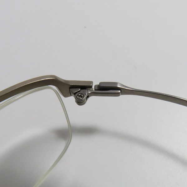 実際に弊社で買取させて頂いた999.9/フォーナインズ メタルフレーム 度入り 眼鏡/メガネフレーム/アイウェア S-672Tの画像 4枚目