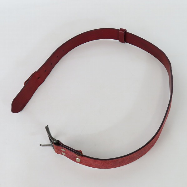 実際に弊社で買取させて頂いたETRO/エトロ 裏地ペイズリー柄 レザーベルト 44/110の画像 9枚目