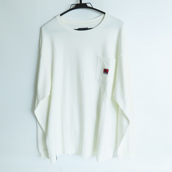 実際に弊社で買取させて頂いたDESCENDANT/ディセンダント 胸ポケット 長袖カットソー ホワイト/2