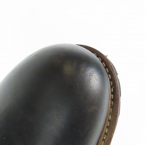 実際に弊社で買取させて頂いたRED WING/レッドウィング 13ホール レザー ロガーブーツ/7Dの画像 8枚目