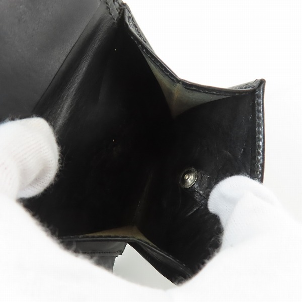 実際に弊社で買取させて頂いたFUNNY/ファニー CAVALRY BILL FOLD/キャバルリービルフォード レザー ウォレット/財布の画像 5枚目