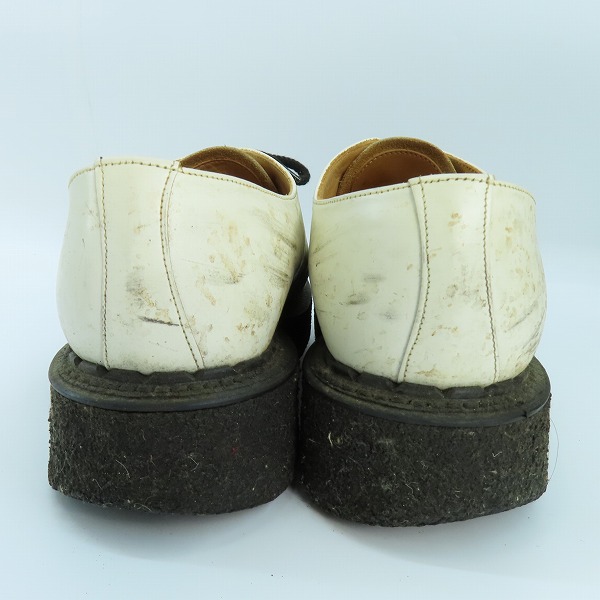 実際に弊社で買取させて頂いたGEORGE COX/ジョージコックス スタークリーパー 白×黒/13291/8の画像 1枚目