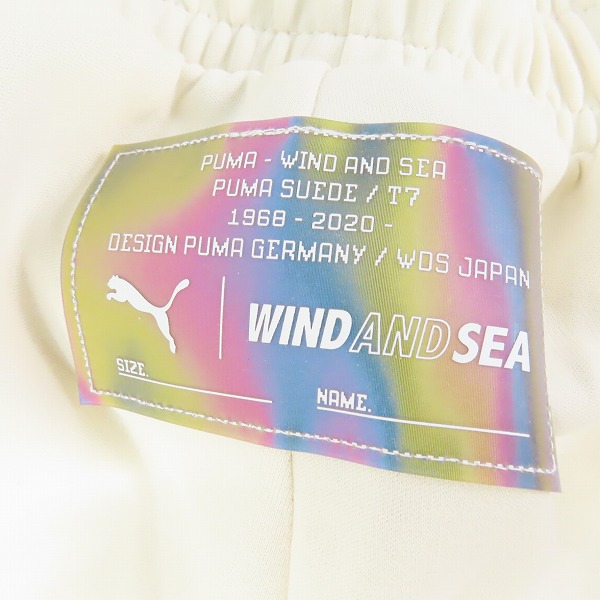 実際に弊社で買取させて頂いたWIND AND SEA×PUMA/ウィンダンシー×プーマ T7 TRACK PANTS コラボ トラックパンツ 530903-02/Mの画像 7枚目